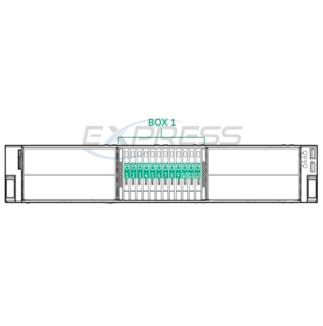 12 EDSFF NVMex4 DA Drive Kit | Refurbished HPE ProLiant DL345 Gen11 (P62355-B21 + P64381-B21)