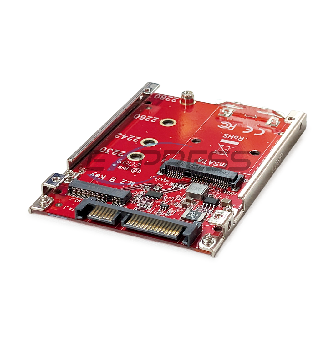 MSATA & M.2 Convert to 2.5" SATA Adapter Module | ISAT-M2MS