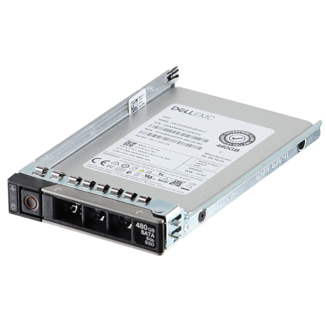 Dell 2.5" 480GB SATA 6Gbps MU 512n 3 DWPD SSD | J1TYJ