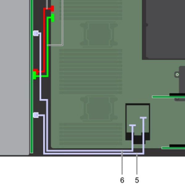 Dell R740 8 LFF miniSAS-HD to S140 Cable | JHVNC