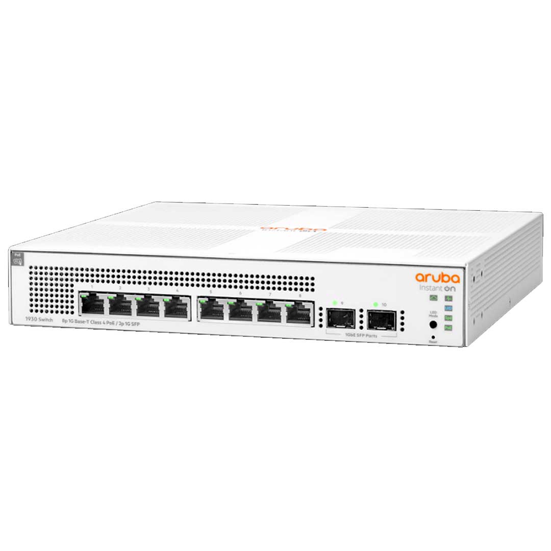 HPE Aruba Instant On 1930 8G Class4 PoE 2SFP 124W Switch | JL681A