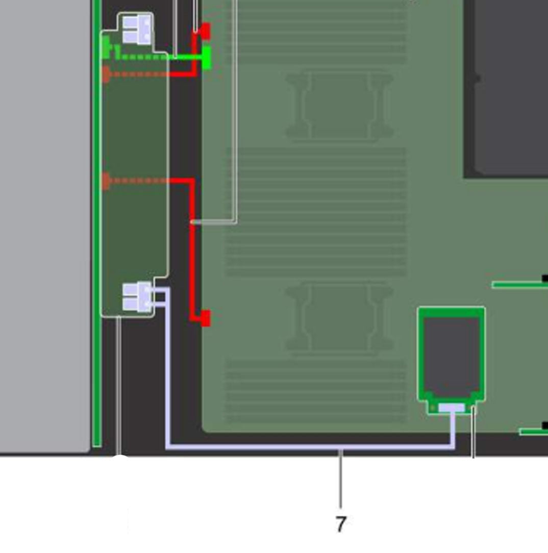 Dell R740Xd 24 SFF miniSAS-HD to mPERC Cable | JTKYP