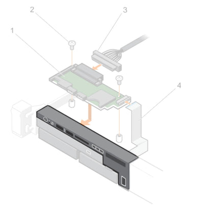 Dell PowerEdge R630 Control Panel Bezel | JV798