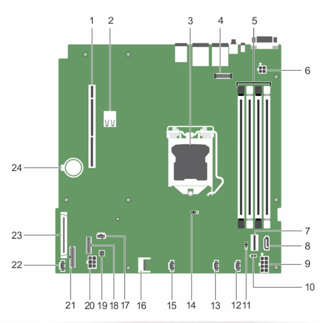 Dell R230 System Board Motherboard | MFXTY