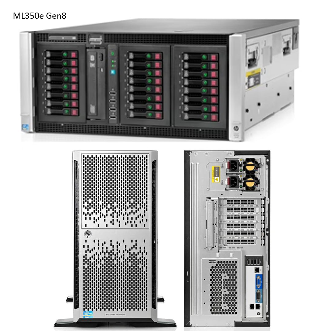 Refurbished HPE ProLiant ML350e Gen8 CTO Rack Tower Server