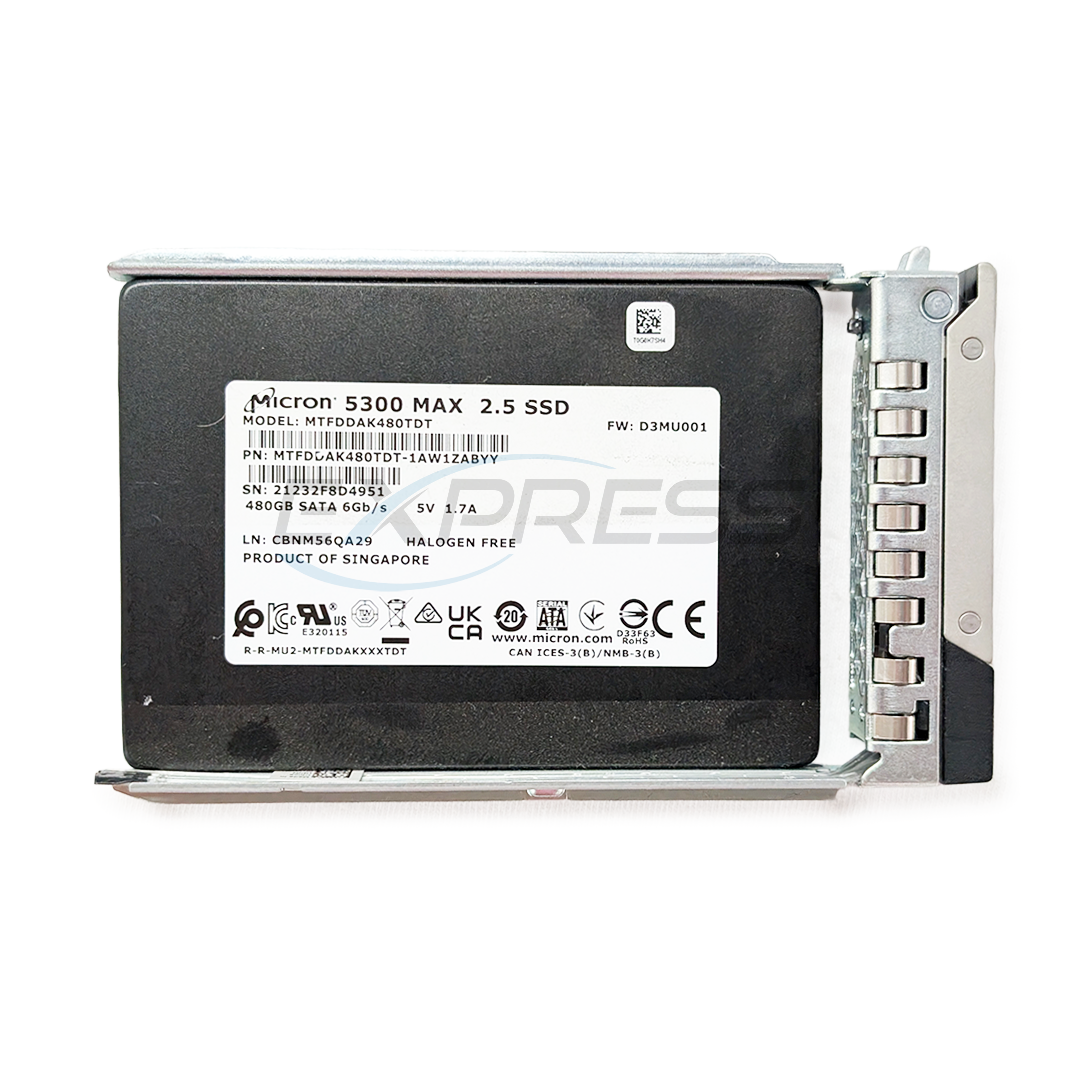 Micron 2.5" 480GB SATA 6Gbps SSD | MTFDDAK480TDT