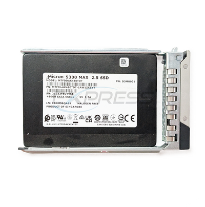 Micron 2.5" 480GB SATA 6Gbps SSD | MTFDDAK480TDT