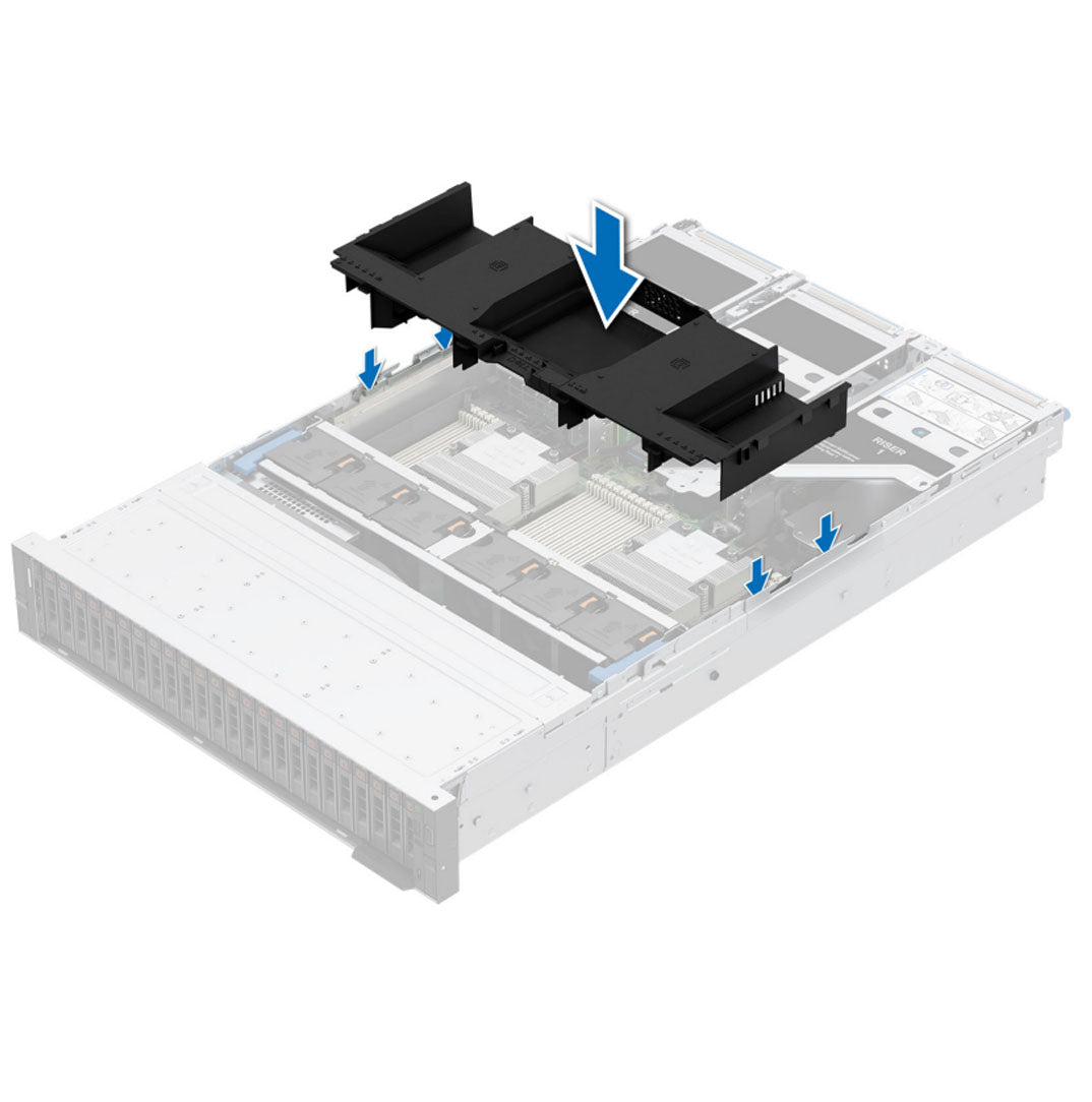 Dell R7625 Standard Air Shroud | NVJC6