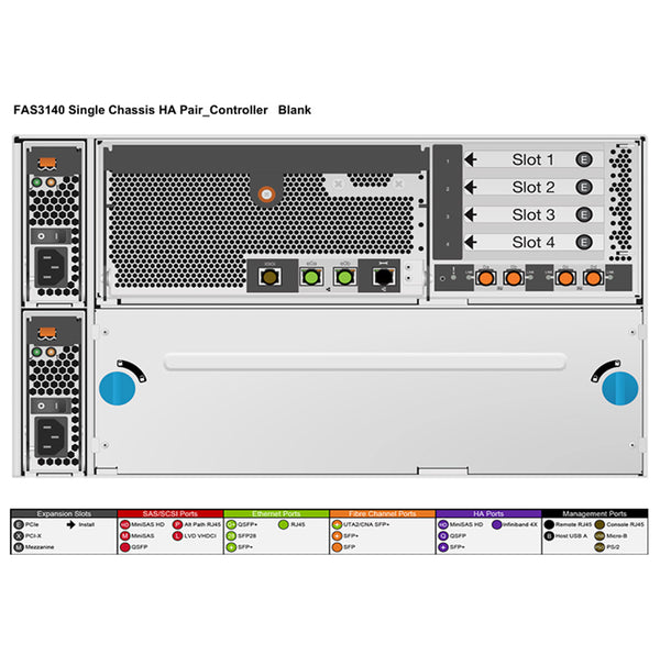 NetApp FAS3140 Single Controller Filer Head (Stand Alone)