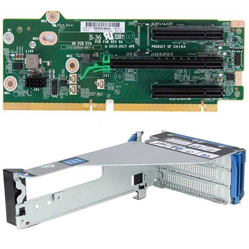 HPE DL38X (G10) x16/X16/X16 Secondary GPU FIO Riser Kit | P14373-B21