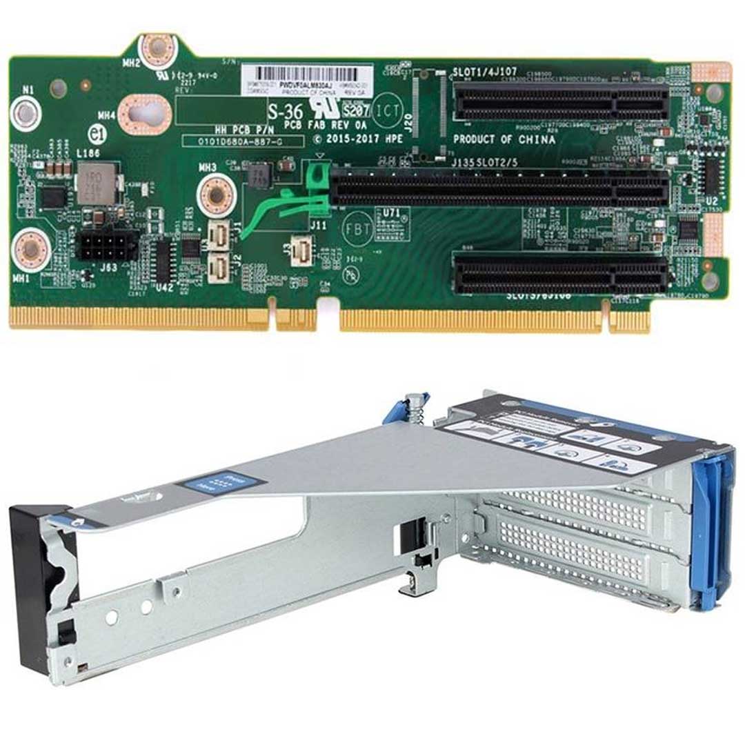 HPE ProLiant Dl380 (G10) Plus x8/X16/X8 Primary FIO Riser Kit | P37038-B21