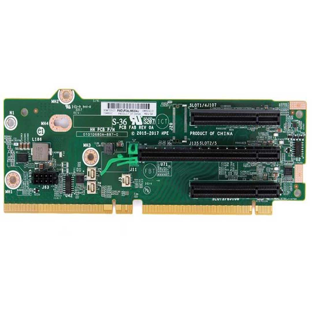 HPE DL380 Gen10 Riser Board PCI-E x16/x16 875059-001 880383-B21 HPE DL380 Gen10 Riser Board PCI-E x16/x16 875059-001 880383-B21