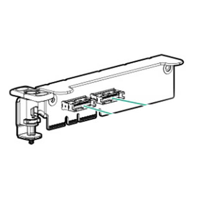 HPE DL325 (G10) Plus Secondary Riser Kit 2x8 Slimline Riser | P20158-001