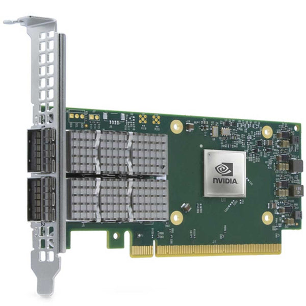 HPE Mellanox MCX623106AS-CDAT 100GbE Dual Port QSFP56 Adapter (P26155-001) | P25960-B21