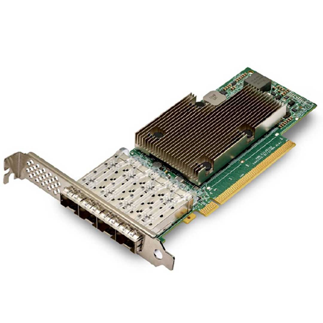 HPE Broadcom BCM57504 Quad Port 10/25Gb SFP28 Adapter | P26264-B21
