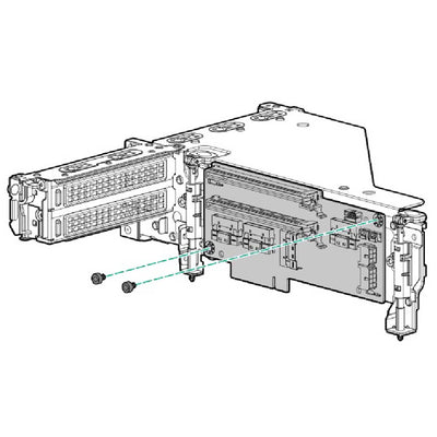 HPE ProLiant Dl380 (G11) 2U x16/X16 Tertiary Riser Kit | P48804-B21