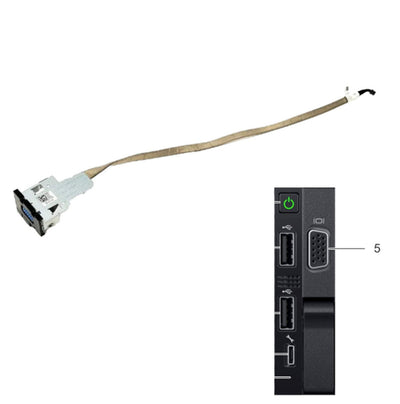Dell Right Ear VGA Cable For R840 8SFF Chassis | P7C60