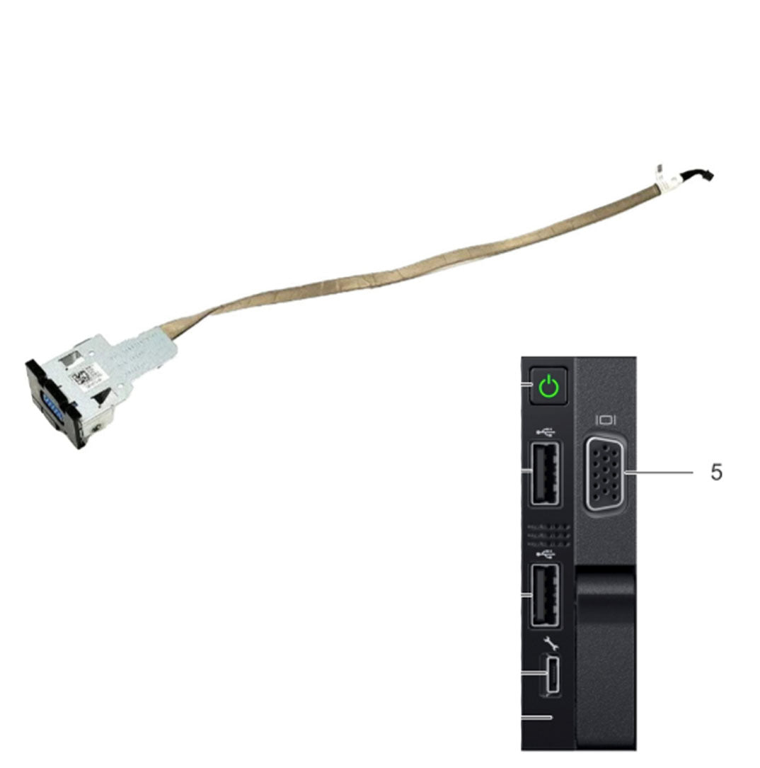 Dell Right Ear VGA Cable for R840 8SFF Chassis | P7C60