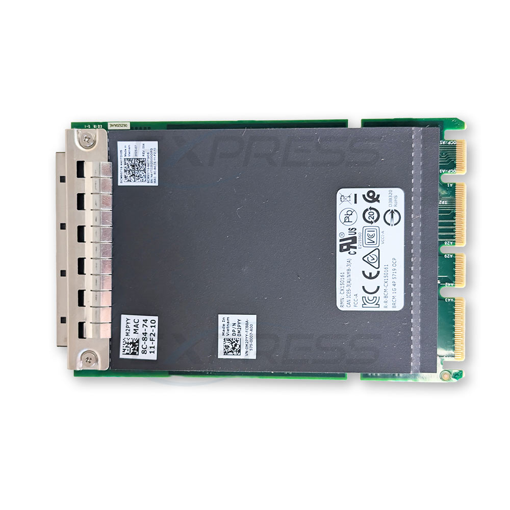 M2PYY - Dell Broadcom 5719 Quad Port 1GbE RJ45 OCP 3.0 NIC