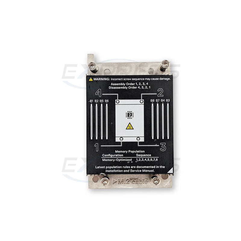 PP3JY - Dell PowerEdge C6525 CPU2 78mm Heatsink up to 225W