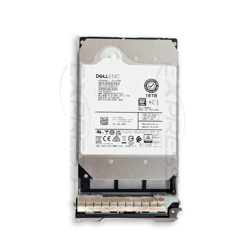 R20GG - 3.5" 18TB 7.2K SAS 12Gbps HDD | Refurbished Dell