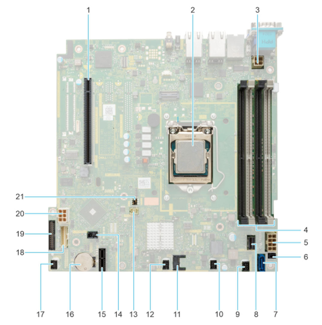 Dell R250 System Motherboard w/ Broadcom 5720 Dual Port 1Gb On-Board LOM | 569RT