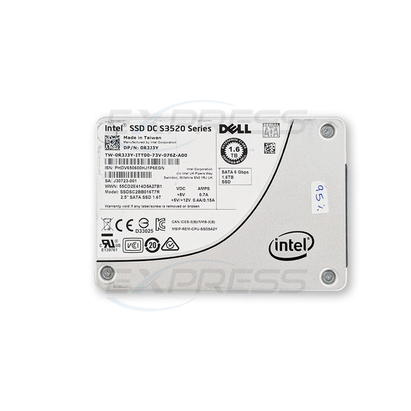 R3J3Y - 2.5" 1.6TB SATA 6Gbps SSD | Refurbished Dell