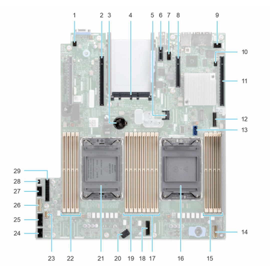 Dell 15th Gen 1U System Board Motherboard | VT18Y