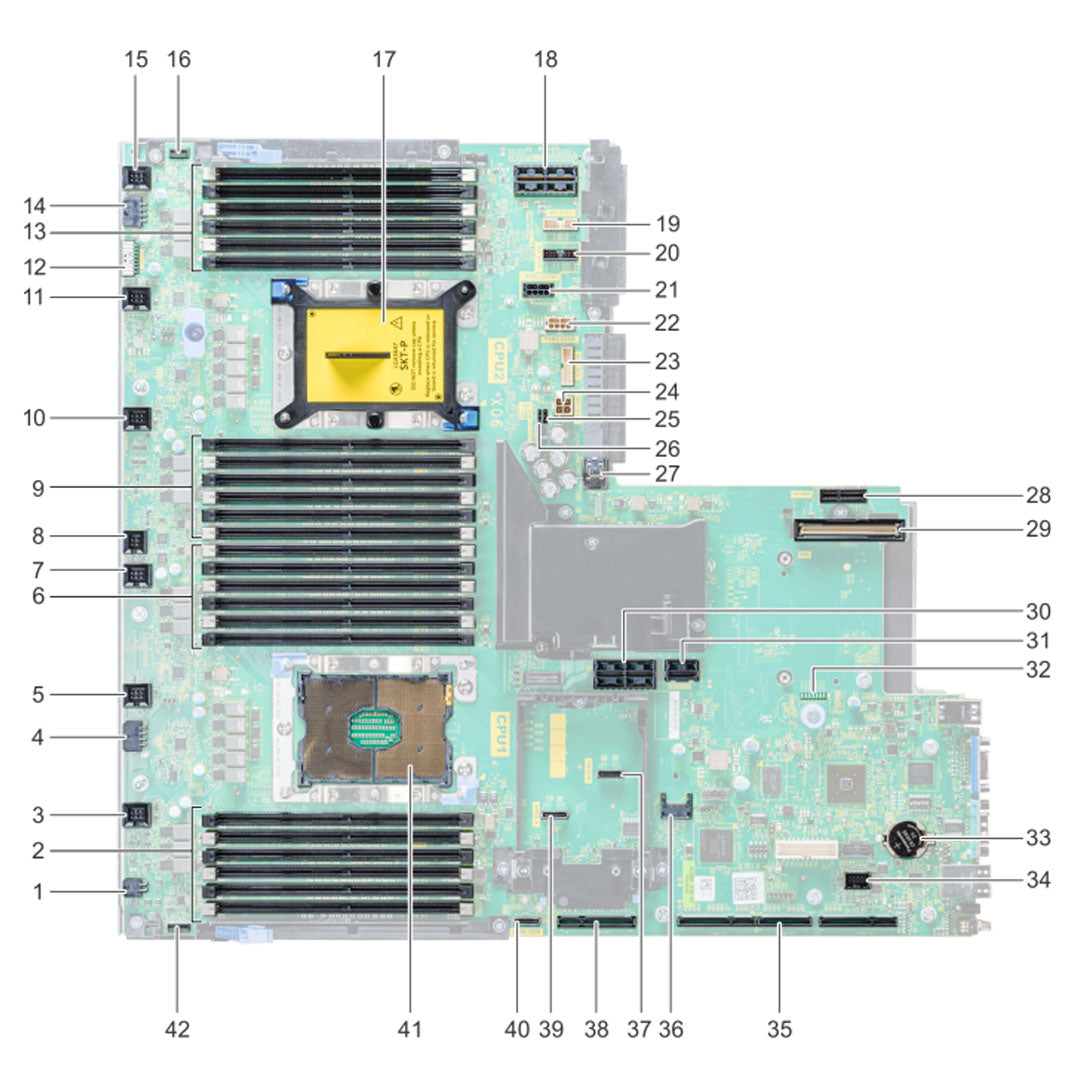 Dell R740 System Board Motherboard | DY2X0