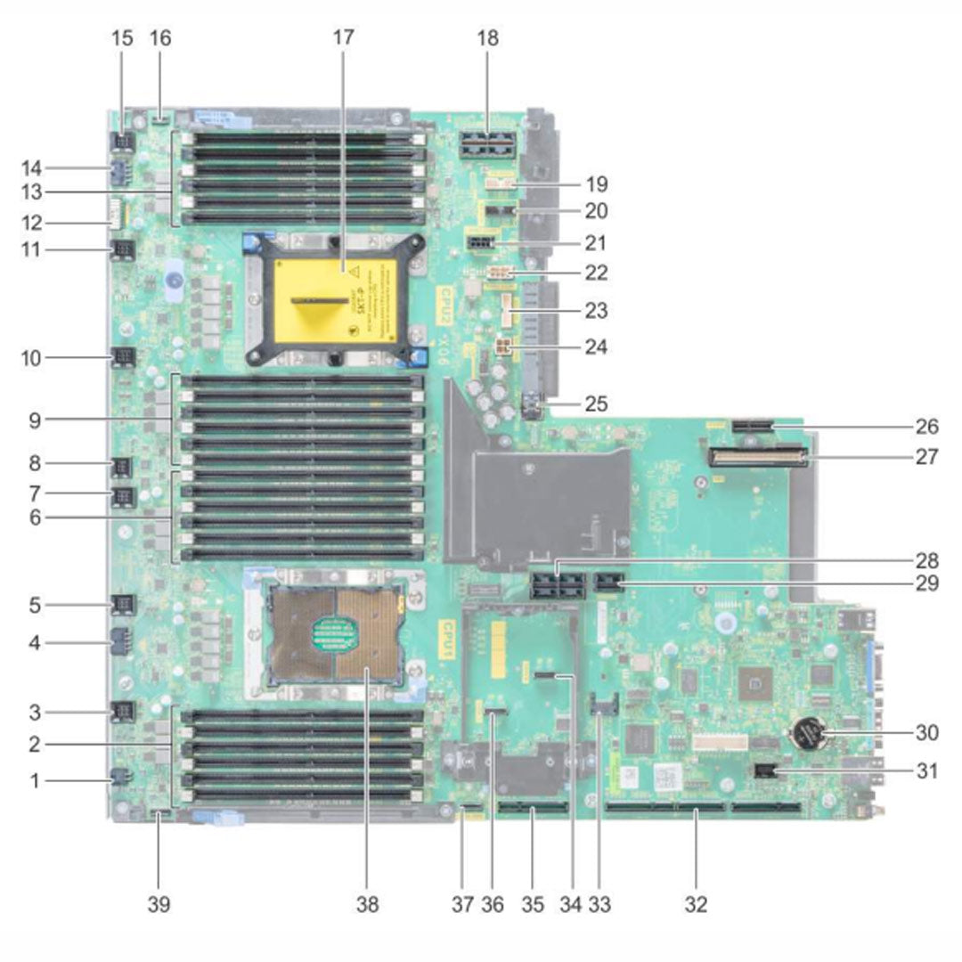 Dell PowerEdge R740xd System Board Motherboard | YWR7D