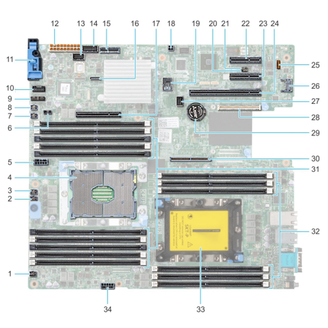 Dell R740xd2 System Board Motherboard | D4JCX