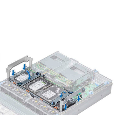 Dell Mid Drive Cage for the R740xd | F7DF5