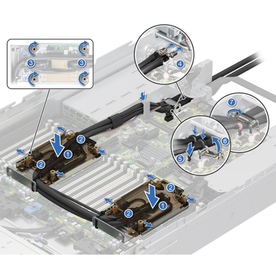 Dell R760 (G16) <=165W Direct Liquid Cooling (DLC) Heatsink |