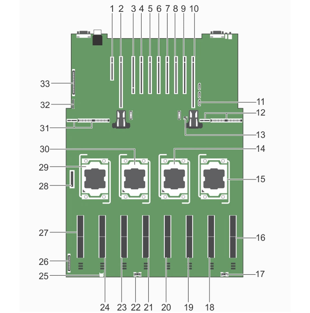 Dell Poweredge R930 System Board Motherboard | T55KM
