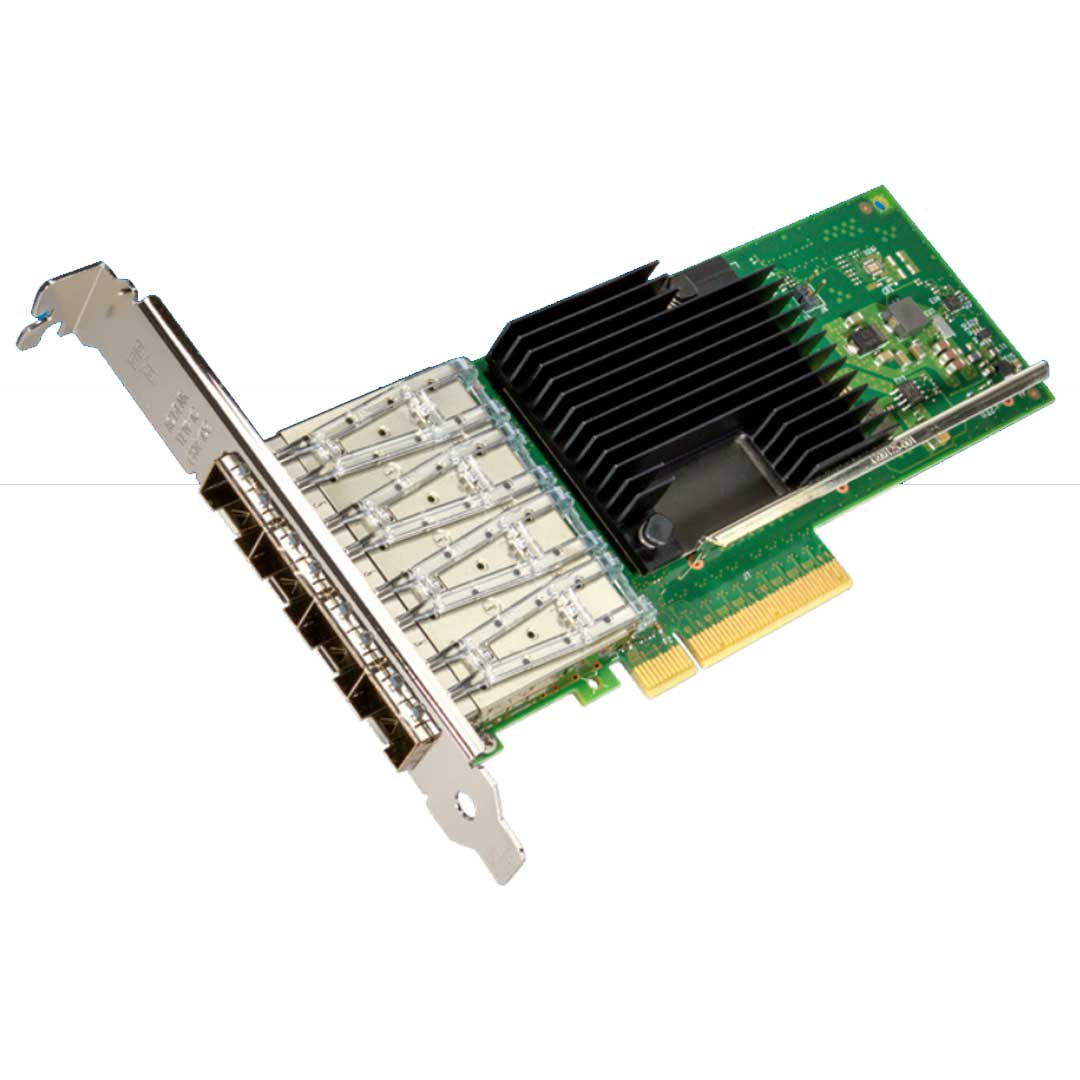 Intel X710 Quad Port 10Gb SFP+ NIC PCIe 3.0 x8 (HHHL) Adapter | HX-PCIE-IQ10GF