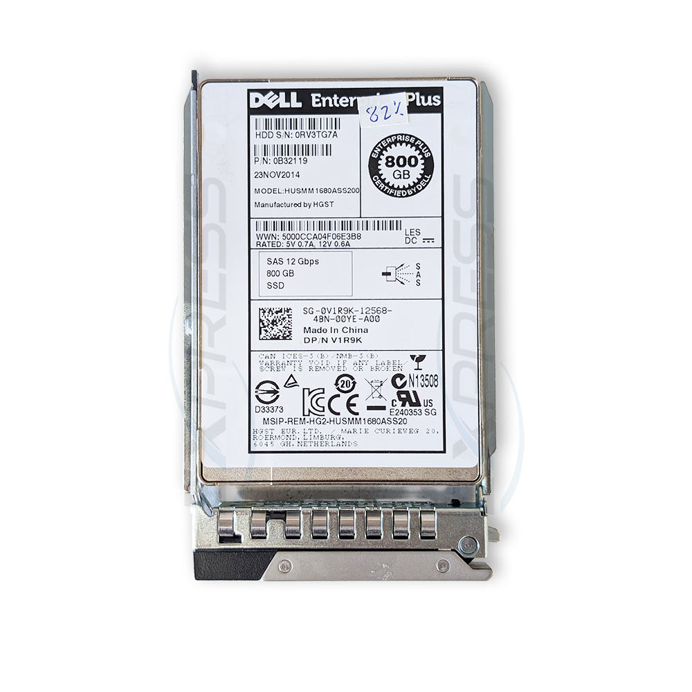 V1R9K - 2.5" 800GB SAS 12Gbps MLC SSD | Dell Compellent