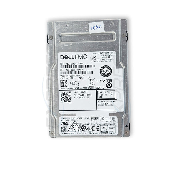 Dell 2.5" 1.92TB SAS 24Gbps RI SED SSD | VGMCD