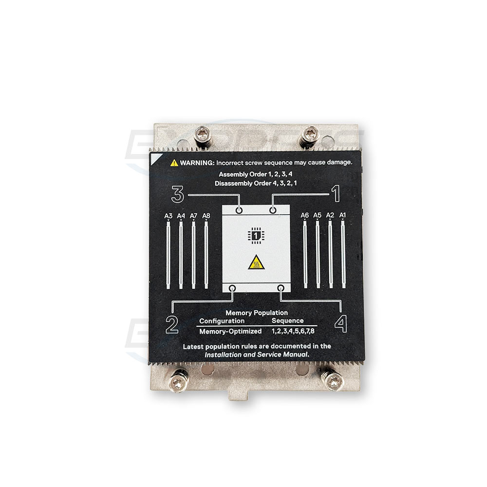 VN0MJ - Dell PowerEdge C6525 CPU1 92mm Standard Heatsink
