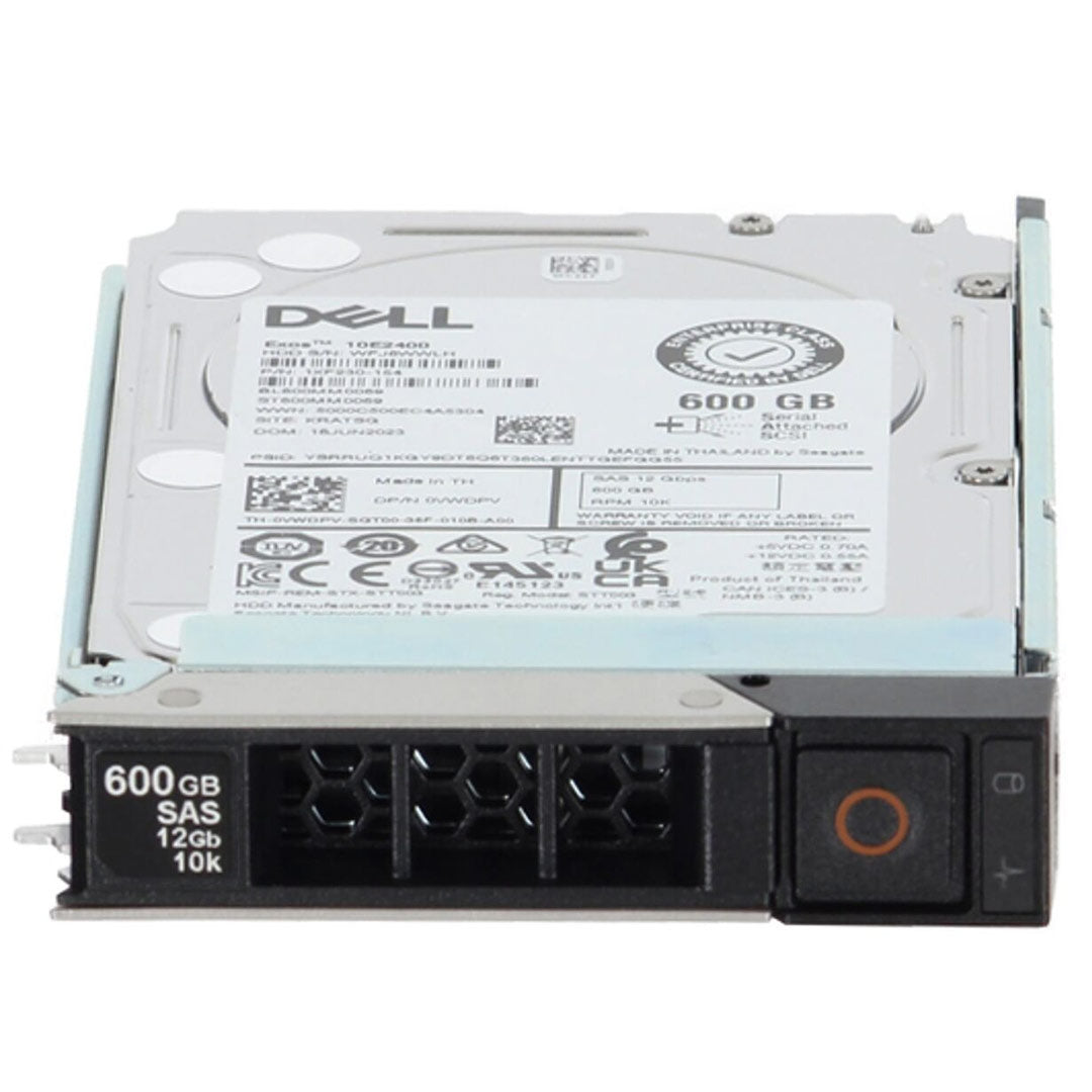 Dell 2.5" 600GB 10K SAS 12Gbps 512n ISE HDD | VWDPV