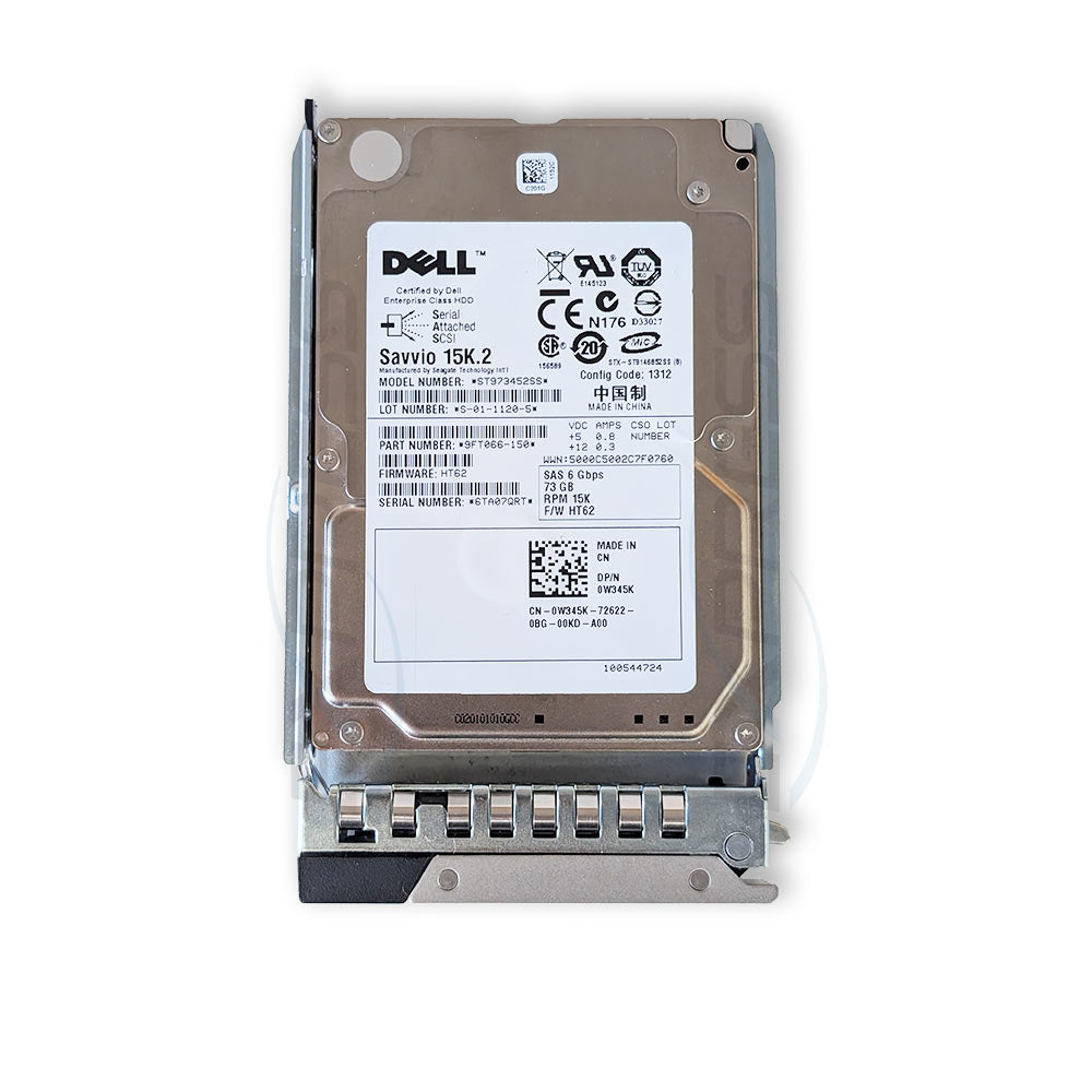 W345K - 73GB 15K SAS 6Gbps 2.5in HDD | Dell PowerEdge