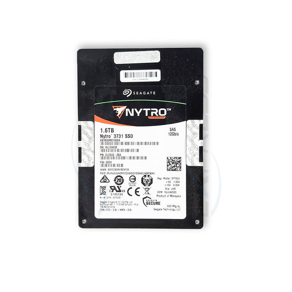 XS1600ME70024 - 2.5" 1.6TB SAS 12Gbps SED SSD | Refurbished Seagate Nytro 3731