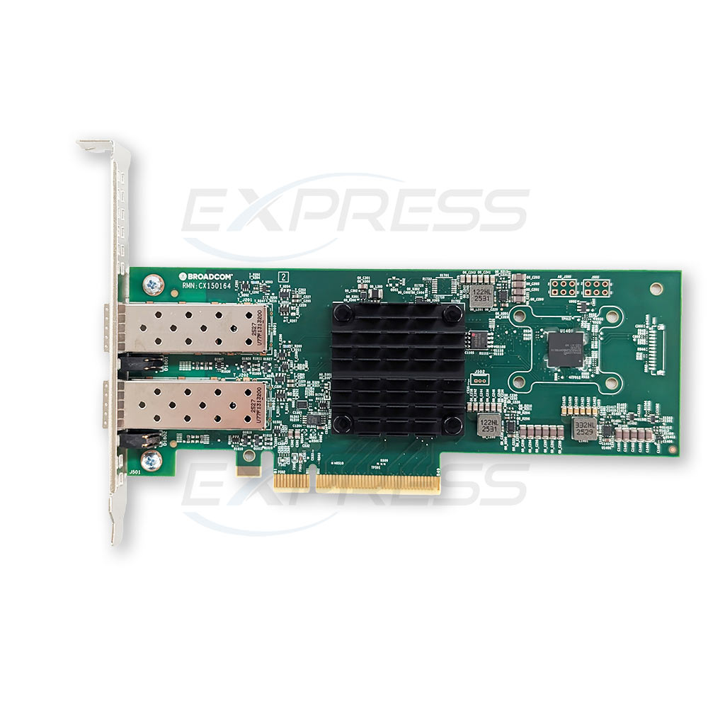 Y44ND - Dell Broadcom 57414 Dual Port 25GbE SFP28 Full Height PCIe Adapter