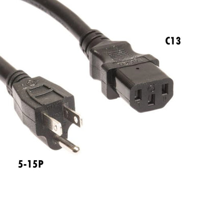 Dell C13 to 5-15P 10Ft 14AWG 15A Power Cable | 0R215