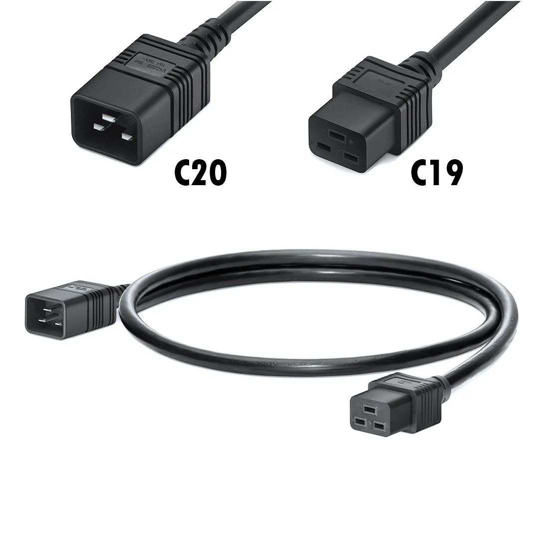 Ecs C19 to C20 6Ft 15A Power Cord | BK378