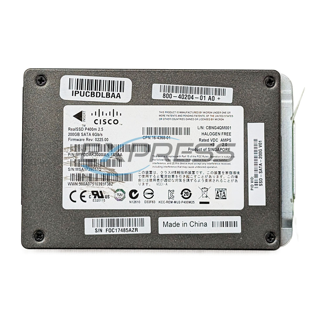 Cisco 200GB SATA SSD | SSD-SATA-200G
