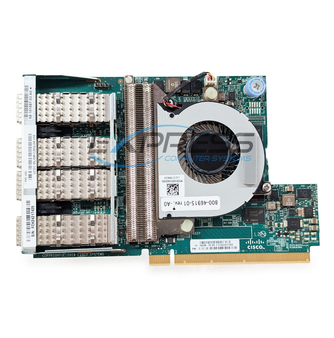 Cisco VIC 1457 Quad Port 10/25G SFP28 mLOM Adapter | UCSC-MLOM-C25Q-04