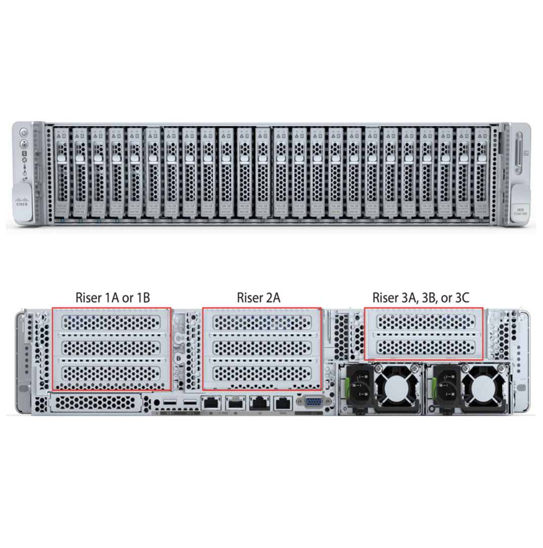 Cisco Hyperflex Edge Hx240C M6 Hybrid 24 Sff Rack Server Chassis | HX-E-240C-M6SX