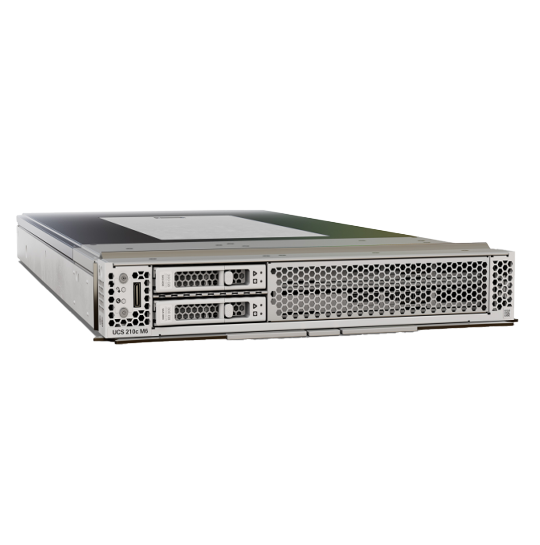 Cisco UCS x210c M6 (2) NVMe + (2) T4 SW GPUs | UCSX-X10C-GPUFM