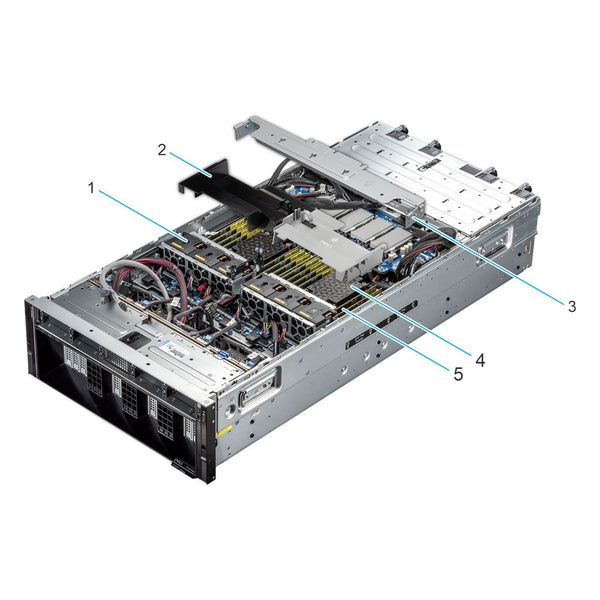 Dell PowerEdge XE9680L internal view