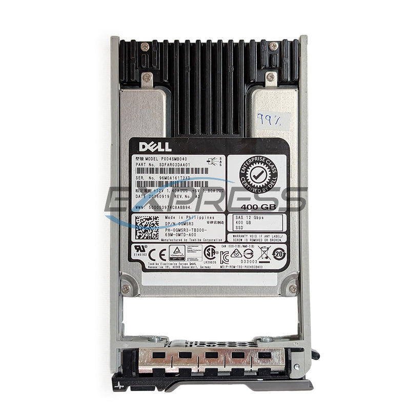 Dell 2.5" 400GB Mlc SAS 12Gbps MU SSD | GM5R3
